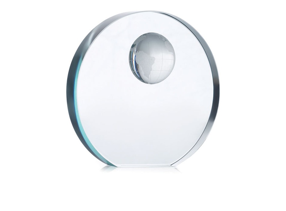 MONDAL - Fermacarte in vetro rotondo FullGadgets.com