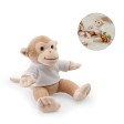 MONKY. Peluche a forma di scimmia con maglietta FullGadgets.com