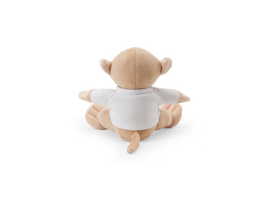 MONKY. Peluche a forma di scimmia con maglietta FullGadgets.com