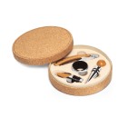 MORETO. Set da vino con 4 utensili in legno e metallo FullGadgets.com