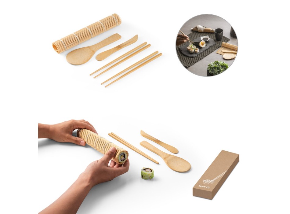 MORIMOTO. Set per sushi in bambù FullGadgets.com