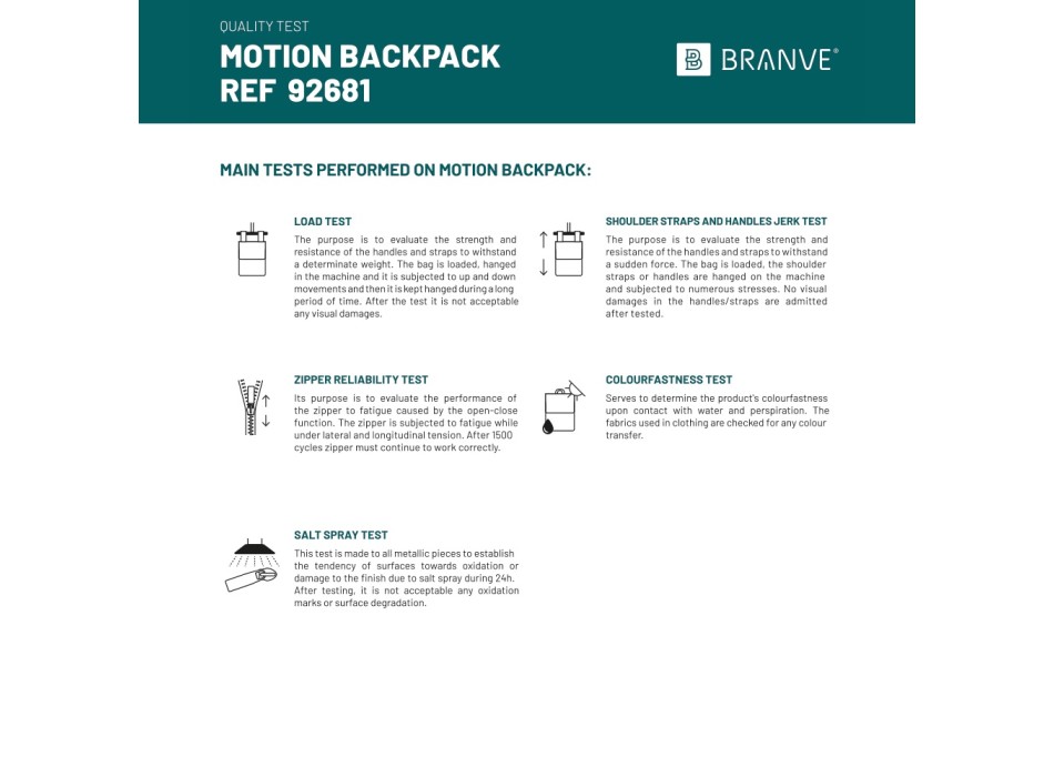 MOTION BACKPACK. Zaino in PU e poliestere twill 600D FullGadgets.com