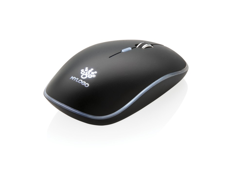 Mouse wireless con logo retroilluminato FullGadgets.com