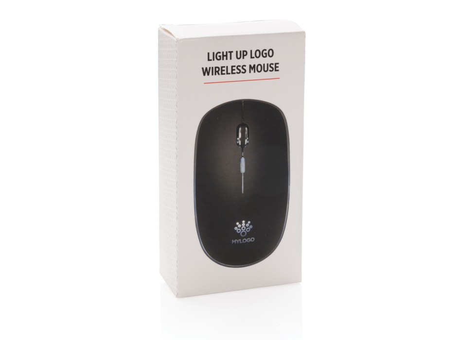Mouse wireless con logo retroilluminato FullGadgets.com