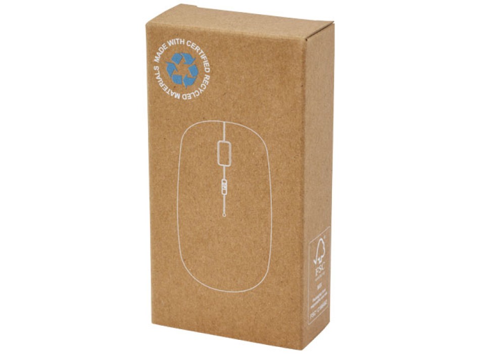 Mouse wireless in plastica riciclata certificata RCS Menlo  FullGadgets.com