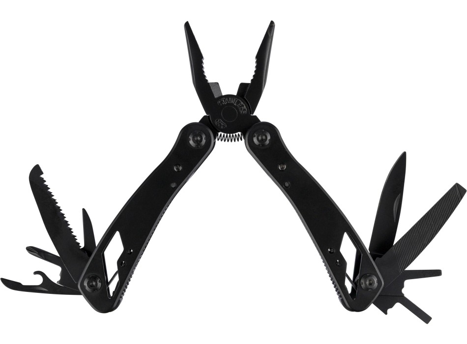 Multi tools 13 funzioni in alluminio nero Ariane FullGadgets.com