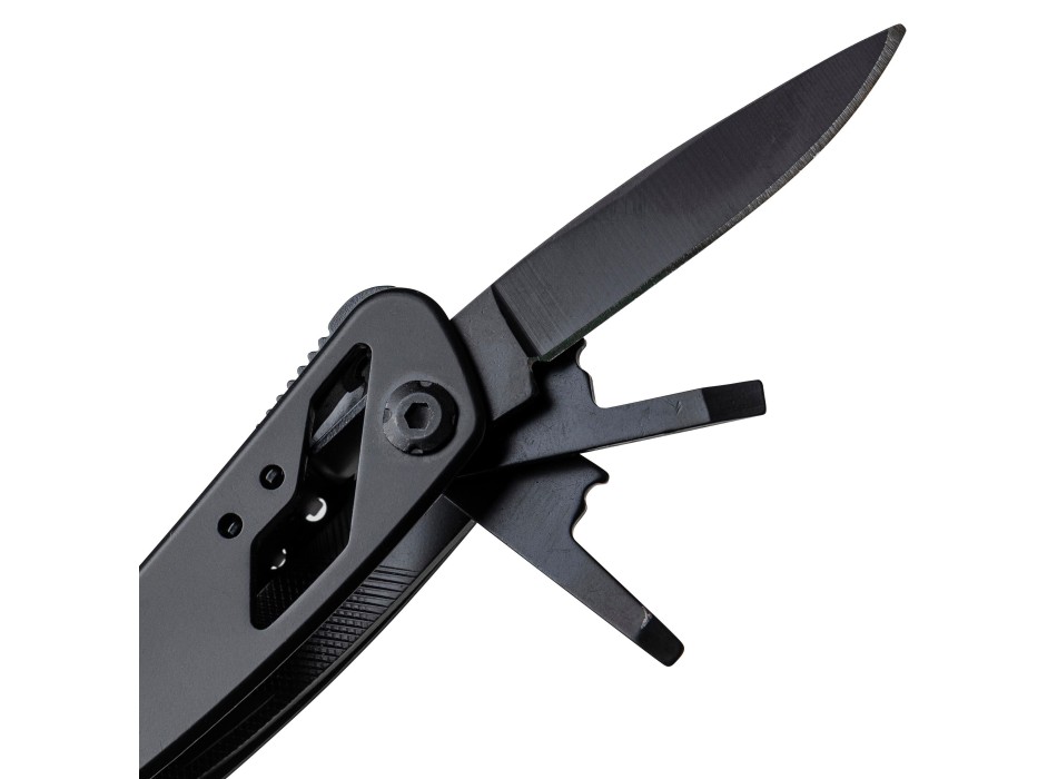 Multi tools 13 funzioni in alluminio nero Ariane FullGadgets.com
