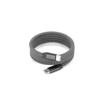 NADELLA. Cavo da USB-C a USB-C (60 W), con cordone intrecciato in poliestere e sistema magnetico per un avvolgimento agevole FullGadgets.com