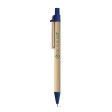 NAIROBI. Penna a sfera in carta kraft e clip in legno FullGadgets.com