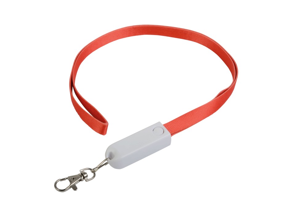 Nastro da collo con moschettone con funzione di cavo di ricarica con prese Micro-USB/Light FullGadgets.com