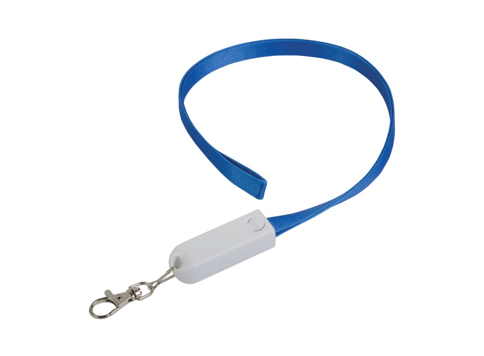 Nastro da collo con moschettone con funzione di cavo di ricarica con prese micro-usb/light FullGadgets.com