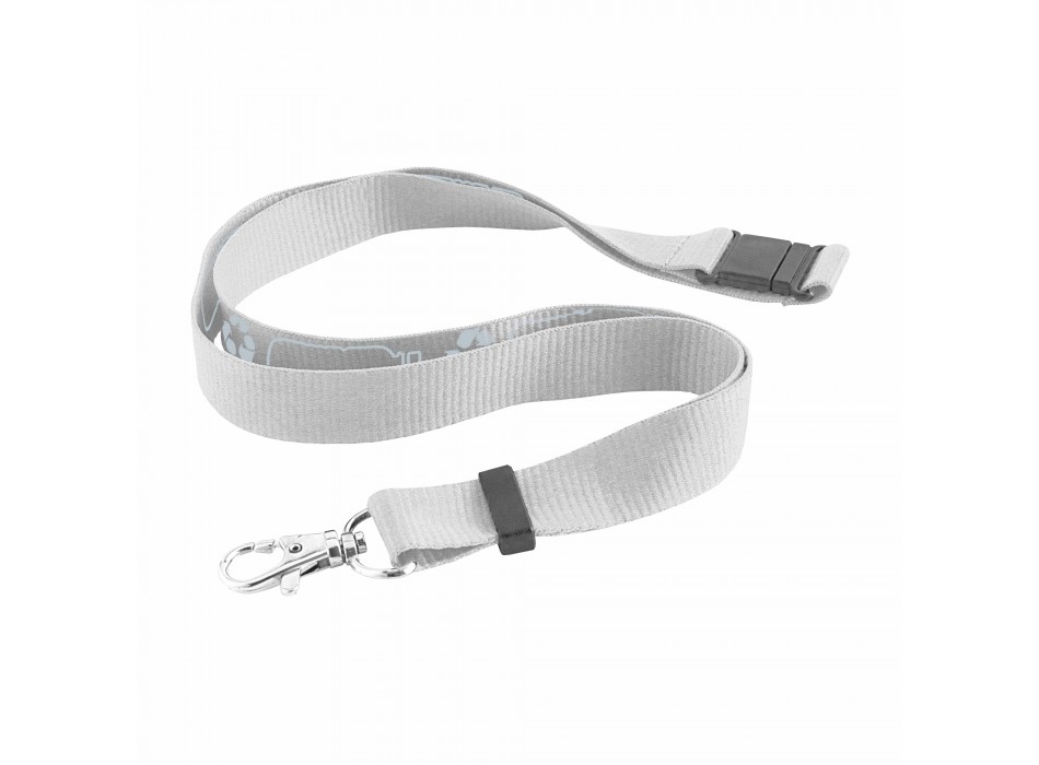 Nastro da collo in r-pet con sgancio di sicurezza (pet riciclato) FullGadgets.com