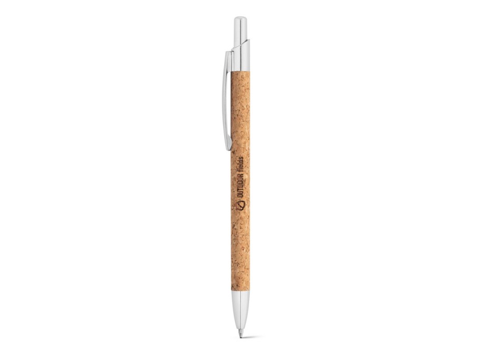 NATURA. Penna a sfera in sughero e alluminio riciclato (100% rAL) con clip FullGadgets.com