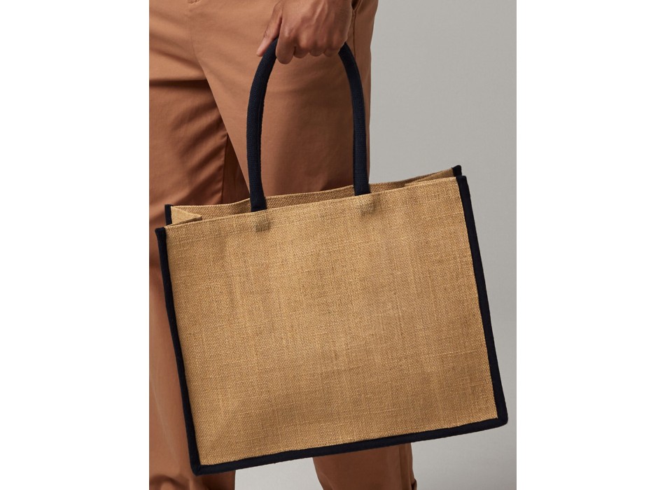 Natural Starched Jute Classic Shopper FullGadgets.com