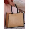 Natural Starched Jute Classic Shopper FullGadgets.com