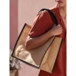Natural Starched Jute Classic Shopper FullGadgets.com