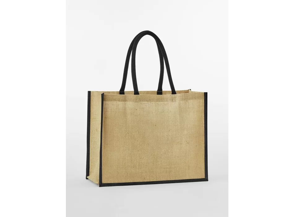 Natural Starched Jute Classic Shopper FullGadgets.com