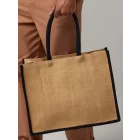 Natural Starched Jute Classic Shopper FullGadgets.com