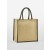 Natural Starched Jute Midi Tote