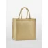 Natural Starched Jute Midi Tote
