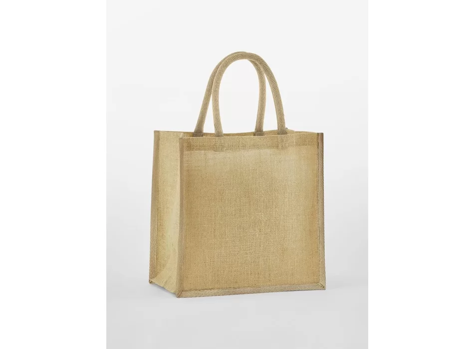 Natural Starched Jute Midi Tote FullGadgets.com