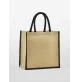 Natural Starched Jute Midi Tote FullGadgets.com