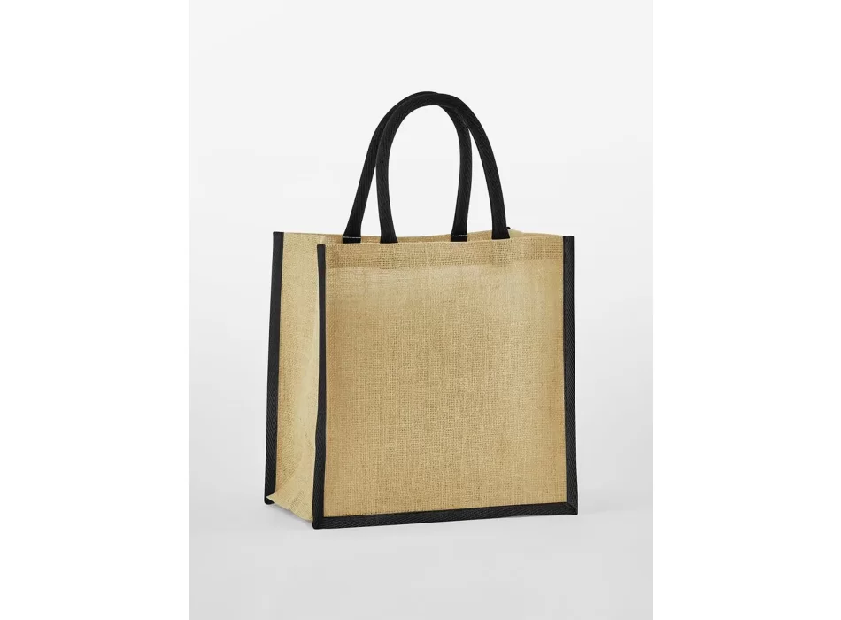 Natural Starched Jute Midi Tote FullGadgets.com