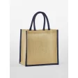 Natural Starched Jute Midi Tote FullGadgets.com