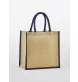 Natural Starched Jute Midi Tote FullGadgets.com