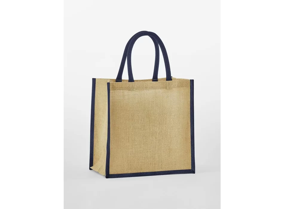 Natural Starched Jute Midi Tote FullGadgets.com