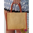 Natural Starched Jute Mini Gift Bag FullGadgets.com
