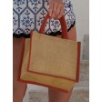 Natural Starched Jute Mini Gift Bag FullGadgets.com