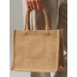 Natural Starched Jute Mini Gift Bag FullGadgets.com