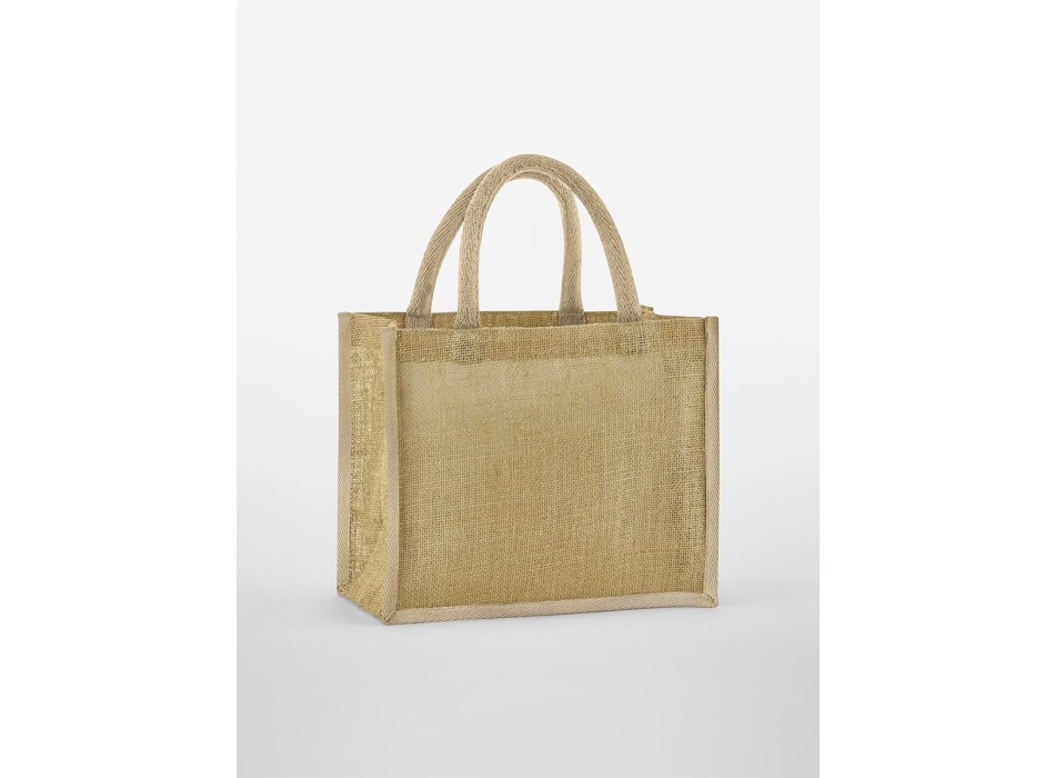 Natural Starched Jute Mini Gift Bag FullGadgets.com