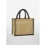Natural Starched Jute Mini Gift Bag