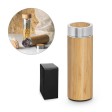 NATUREL. Borraccia termica in bambù e acciaio inox (90% riciclato) 430 mL FullGadgets.com