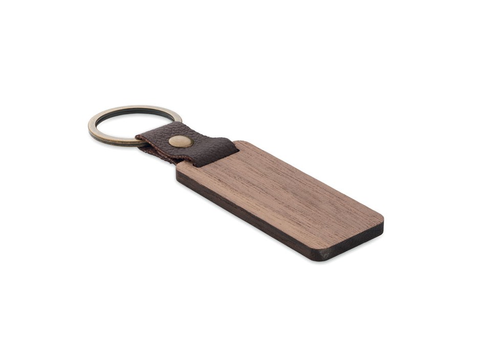 NAWKEY - Portachiavi in noce e PU FullGadgets.com