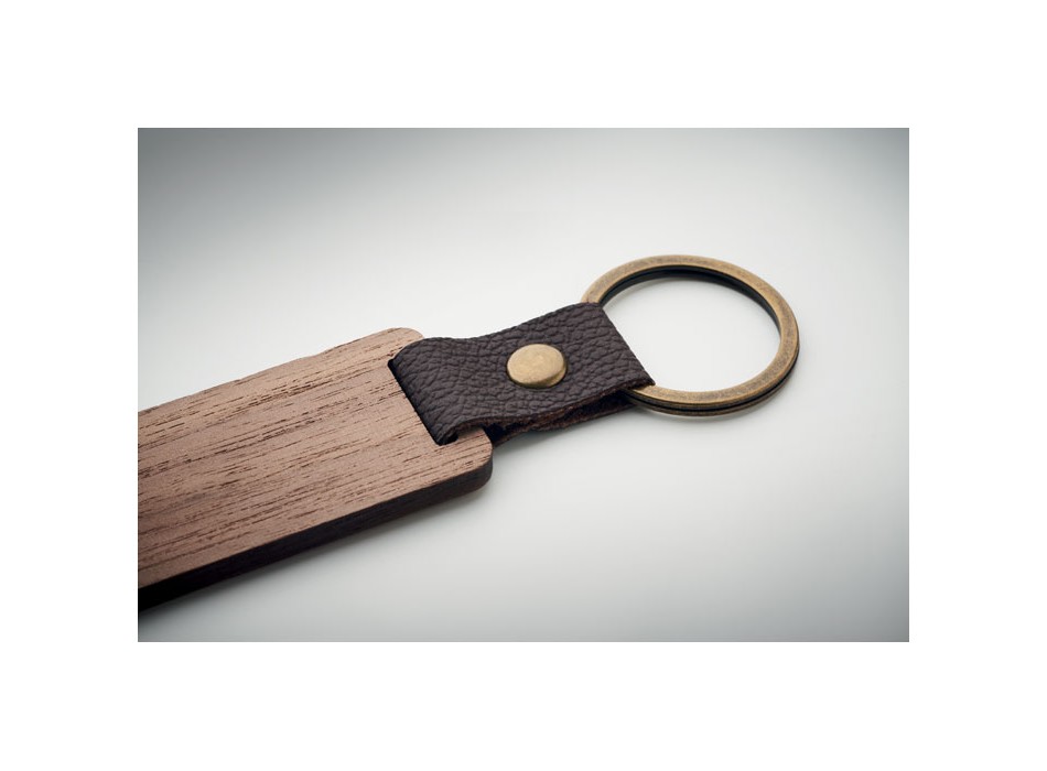 NAWKEY - Portachiavi in noce e PU FullGadgets.com