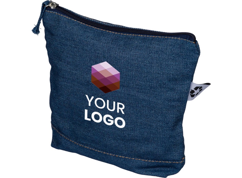 Necessaire in denim riciclato Orin FullGadgets.com