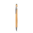 NEIL BAMBOO. Penne a sfera in bambù, con dettagli inalluminio cromato FullGadgets.com