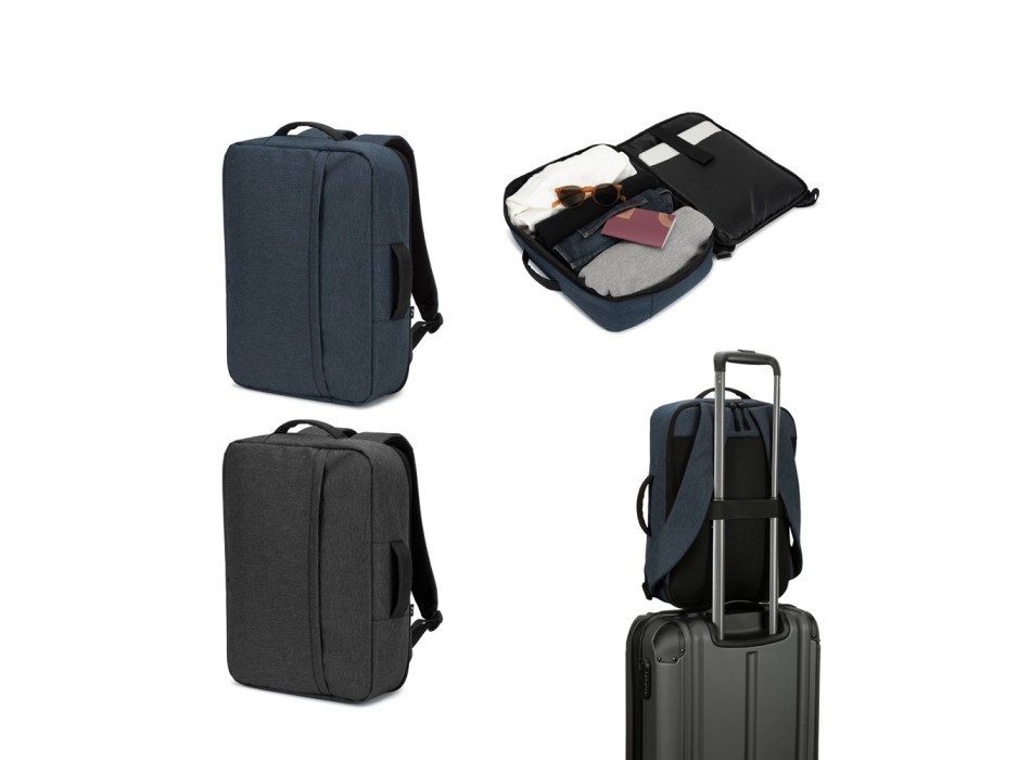 NIAMEY. Zaino per laptop da 15.6" in poliestere riciclato 300D ad alta densità FullGadgets.com