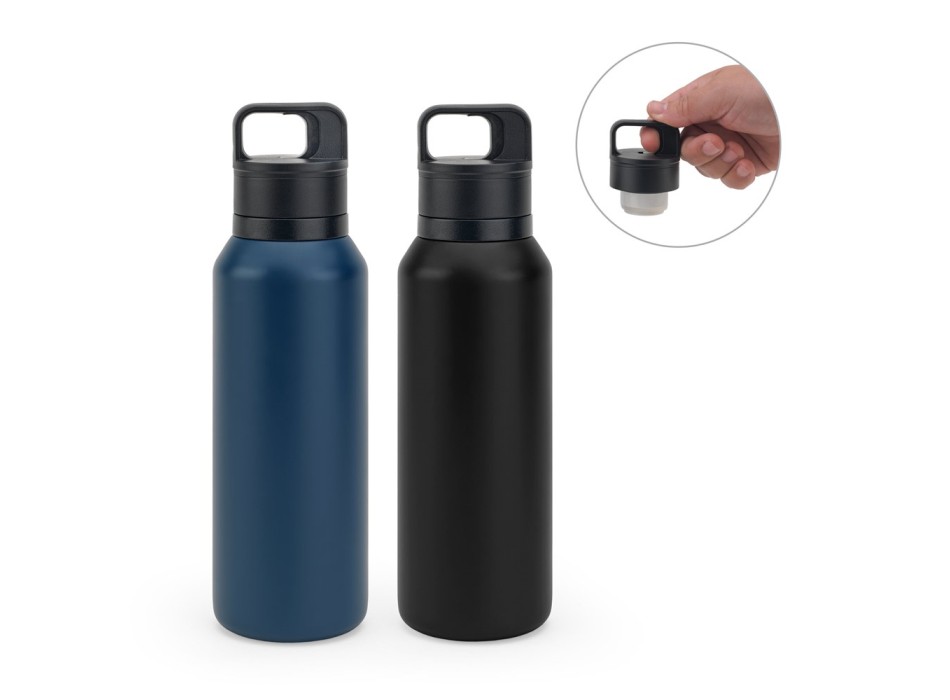 NICKLAUS. Borraccia in acciaio inossidabile (riciclata al 91%) con doppia parete isolata sottovuoto da 590 ml FullGadgets.com