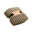 NIEVE - Coperta a righe in pile RPET FullGadgets.com