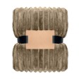 NIEVE - Coperta a righe in pile RPET FullGadgets.com