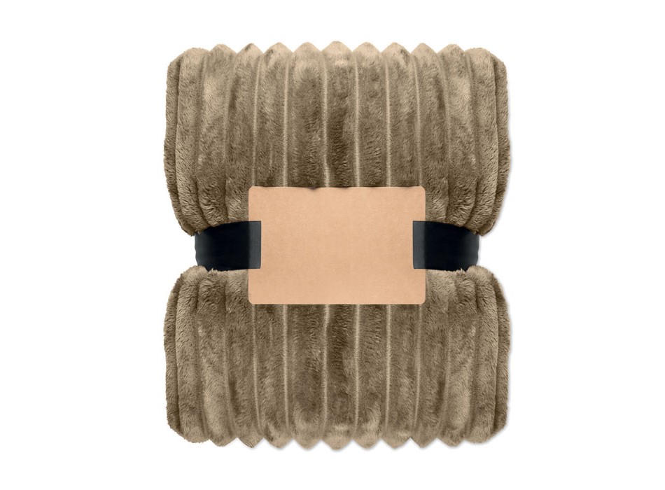 NIEVE - Coperta a righe in pile RPET FullGadgets.com