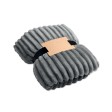 NIEVE - Coperta a righe in pile RPET FullGadgets.com