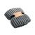 NIEVE - Coperta a righe in pile RPET