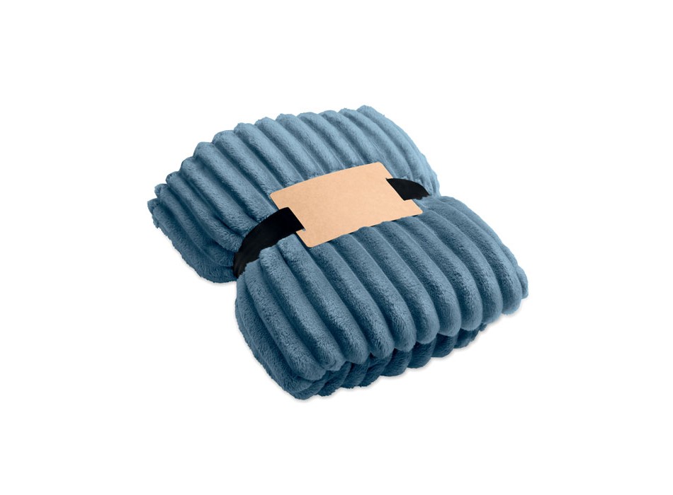 NIEVE - Coperta a righe in pile RPET FullGadgets.com
