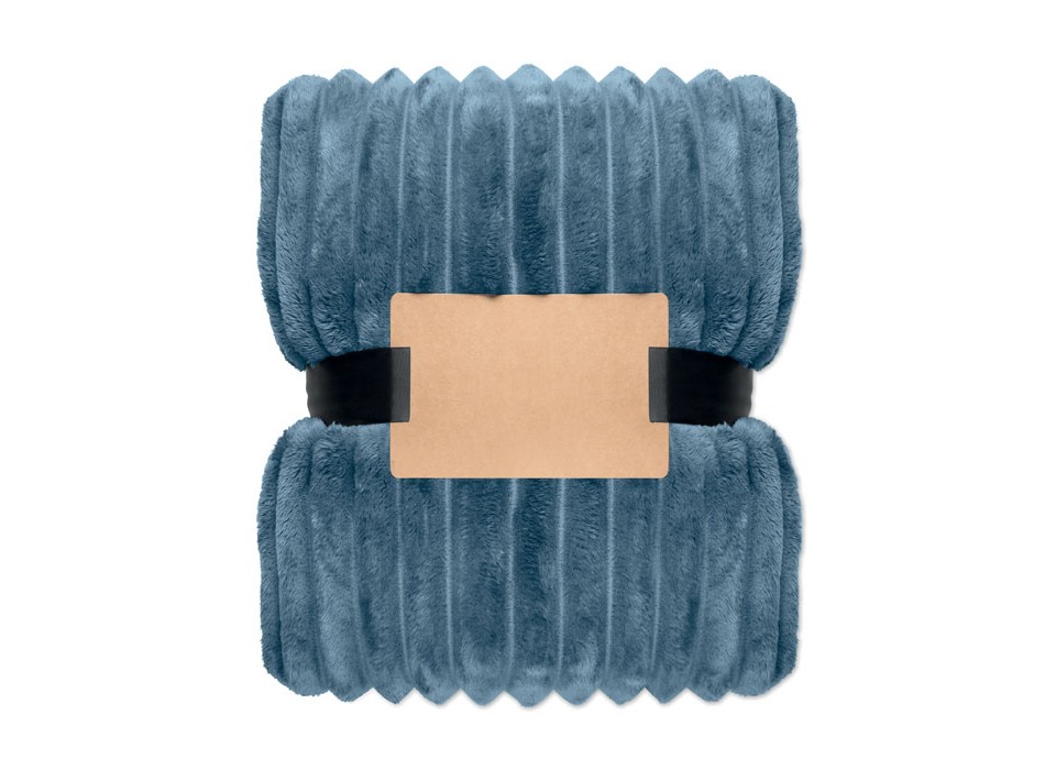 NIEVE - Coperta a righe in pile RPET FullGadgets.com