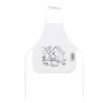 NILO. Grembiule per bambini da colorare in TNT (80 g/m²) FullGadgets.com